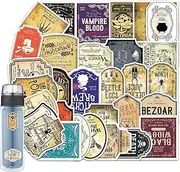 Potion Label Stickerrs | Vintage Apothecary stickerrs | Vintage Halloween Potion Labels Sticker | stickerrs for Skateboard, Guitar, Car, Motorcycle, Aesthetic Party Gift Stickers for Kids, Adults