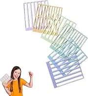 Diamond Painting Ruler, Ruler for Diamond Art, Ruler Diamond Dot Drill Alignment Tool, DIY Diamonds Painting Tools for Full Drill or Partial Kits, 3D Craft Rulerss Grid (Green*2)