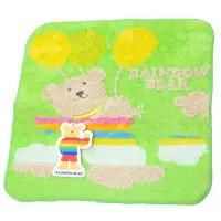 在飛比找Yahoo奇摩購物中心優惠-RAINBOW BEAR 日本製可愛小熊LOGO小方巾(氣球