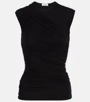 [Agolde] Agolde Ester ruched top AU 16 black
