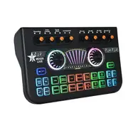 X3 Live Voice Mixer Audio Interface Console Live Sound Card black