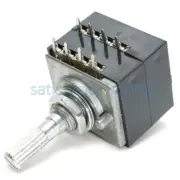 Potentiometer 250K Log Audio Amp Volume Control Pot Stereo W Loudness S