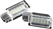 HUVNEXA Luggage Trunk Lights Luggage Compartment Lamp, for Buick, for Allure 2010-2015 For Enclave 2009-2017 For Encore 2013-2017 Car Number Plate Light(BLACK 2PCS)