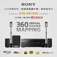 在飛比找Yahoo奇摩購物中心優惠-【SONY 索尼】擴大機劇院組合 STR-AN1000+SA