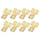 8Pcs Double Piggybacks Spades Connectors 2 Way Wire Terminals Adapter Enduring