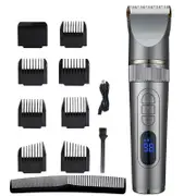 Hair Clipper Professional Electric Trimmer For Men With LED Screen Washable Rechargeable Shaving Hair Trimmer Beard Trimmer