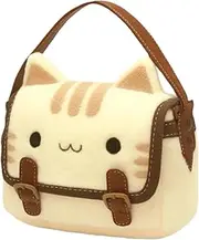 [Generic] Plush Cat Shape Small Bag - Women’s Cute Plush Cat Small Tote, Versatile Animal Messenger Purse | Soft Design Small Bag For Girls, Short Trips, Commuting, Casual Outings, School, Travel, And