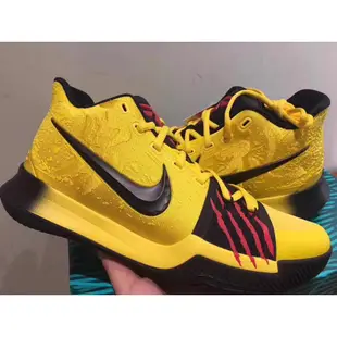 缺貨 2017 九月 Nike Kyrie 3 ‘Bruce Lee’ 籃球鞋 黃 李小龍 AJ1692-700 暫售