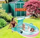 Intex 77" x 79" Inflatable Whale Kid's Vinyl Spray Pool, 53 Gallon. New in Box