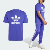 在飛比找momo購物網優惠-【adidas 愛迪達】短袖 Adicolor Trefoi