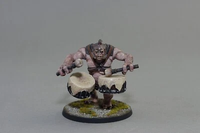 Mordor Troll Drummer Pro Painted lord of the rings lotr