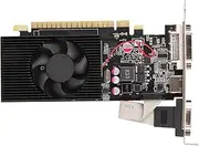 Desktop Graphics Card 4GB GDDR3 128bit Low Profile GPU 650MHz GPU 5000MHz Memory Clock Quiet Cooling Fan All Solidstate Low Power Consumption for Gaming Video Editing and ITX