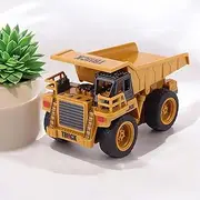 RC Remote Controlled Construction Site Vehicle, Toy with Robust Construction for Children in Young Years and Adults and Adults, Excavator Model with Battery is Remote Controlled, Ideal for