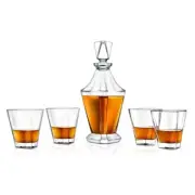 Nutrichef Home Bar Whiskey Decanter - Whiskey Glass Decanter Aerator Set