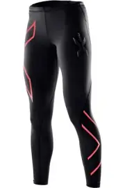 SUPER SALE | 2XU Womens Compression Long Tights - Black/Tangerine