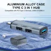 USB C Hub 300Mbps Transmission Aluminium Alloy Widely Compatible USB C Docking