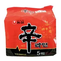 在飛比找蝦皮購物優惠-現貨特價！韓國🇰🇷直送 Nongshim農心辛拉麵泡麵5入 