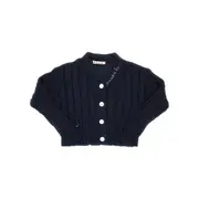 [MARNI] MARNI Distressed effect cotton mini dress Kids 14Y 14Y Blue