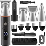 Hair Trimmer 5 in 1 Men Electric Shaver Hair Clipper Nose Beard Razor Kit