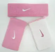 Nike Premier Headband & Wristbands Set Adult Home & Away Pink/White