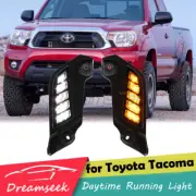 LED DRL Day Running Light Headlamp For Toyota Tacoma 2012-2015 Fog Lamp W/ Turn (for: Toyota)