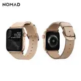 在飛比找遠傳friDay購物精選優惠-美國NOMAD Apple Watch專用自然原色皮革錶帶-