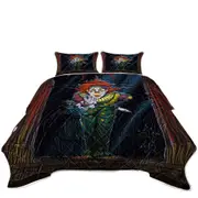 Cool Art Scary Surprise Clown Coverlet