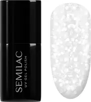 Semilac UV Hybrid Crushed_ICE gel nail polish with UV/LED lamp color 490 Ice Crushed 7 ml