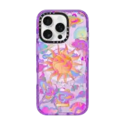 iPhone 16 Pro Impact Case MagSafe Compatible Space Garden