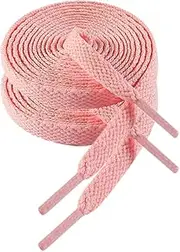 [VSUDO] Flat Trainers Shoelace, 8mm Wide Shoe Lace for Sneakers, Premium Trainer Shoe String, Replacements for Athletic Sport Shoelaces
