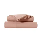 NNEDSZ Ultra-Soft Micro Flannel Sheet Set 40 cm Wall Rose Pink Double