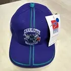Vintage Sports Specialties Purple Charlotte Hornets Snapback Hat