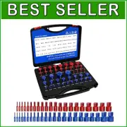 Ultimate Alloy Steel Thread Checker: 44Pcs for Inch & Metric Sizes