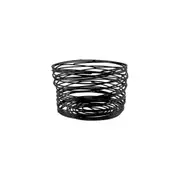 Chef Inox Coney Island Round Wire Basket 180x115mm Patina Black