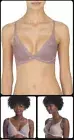 Natori ANTIQUE PINK PEARL Feathers Contour Plunge Bra, US 36B
