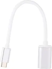 Angoily 1pc Reader Converter USB c to Displayport USB c to Cable Adapter Type c Adaptor Cable USB to White