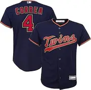 OuterStuff Carlos Correa Minnesota Twins MLB Kids 4-7 Navy Alternate Player Jersey