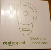 Real Appeal Electronic Food Scale with Plastic Bowl in Brand New Condition