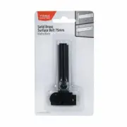 Taskmaster 75mm Matte Black Surface Bolt