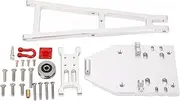 1/10 RC Crane Arm, Rescue Tow Truck Crane Arm Wrecker Kit for Capra 1.9 UTB RC Crawler Trailer DIY Build, RC Truck and Tow Build Kit, Aluminum Alloy Tow Truck Accessory Kit