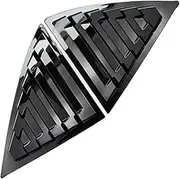 Compatible For Chevrolet Malibu 2011-2014 Car Rear Window Blind Shades Louver Frame Sill Molding Cover Sticker Trim Accessories Car-Styling(Glossy Black)