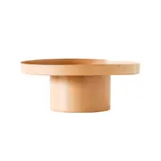 Rayell Shay Mocha Tray Home Decor Plant/Food Display Stand Metal 35x35x14.5cm