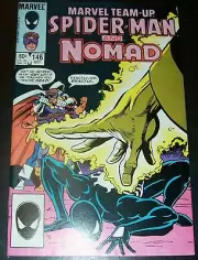 9.0 VFNM Marvel Team Up 146 VENOM Black Costume SYMBIOTE Nomad SPIDER-MAN New