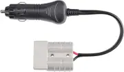 Heavy-Duty Cigarette Lighter Plug to Battery Connector Adaptor