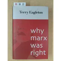 在飛比找蝦皮購物優惠-你書》無筆跡_Why Marx Was Right》SR_9