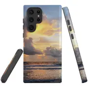 For Samsung Galaxy S22 Ultra Case, Armour Cover, Thai Sunset