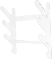 jojofuny Acrylic Keyboard Storage Rack Tilted Display Stand for Mechanical Keyboards Desk Organizer
