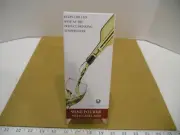 Wine Bottle Stopper Pourer with Stainless Steel Chill Rod and Spout - NEW