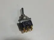 OHTO FTN01 MINIATURE TOGGLE SWITCH WIRE WRAP GOLD TERMINALS DPDT 6A 250V