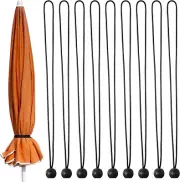 12 Pcs Umbrella Strap Securing Straps for Parasol Patio Umbrella Bungee Strap wi